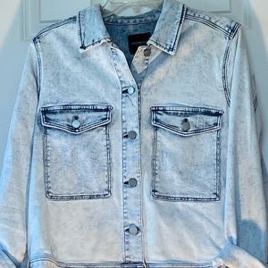 Liverpool Cropped Denim Jacket